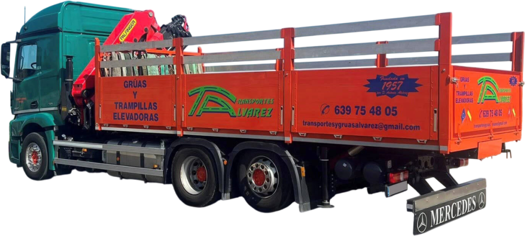Transportes y gruas Fernando Alvarez camion