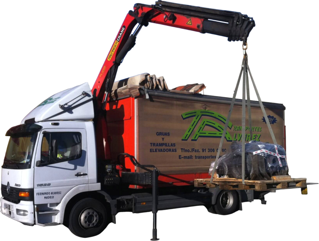 Transportes y gruas Fernando Alvarez camion