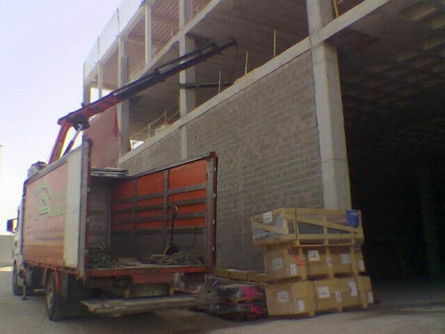 Transportes y gruas Fernando Alvarez trabajos altura