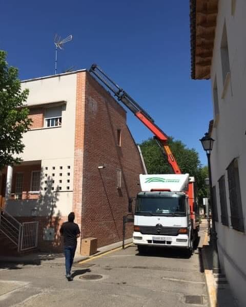 Transportes y gruas Fernando Alvarez trabajos altura