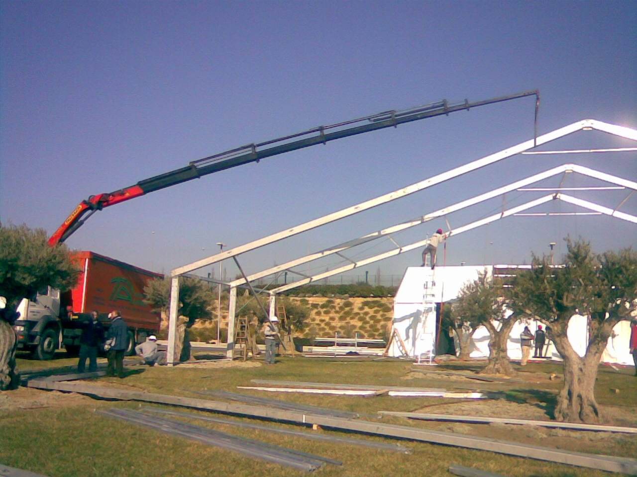 Transportes y gruas Fernando Alvarez trabajos altura