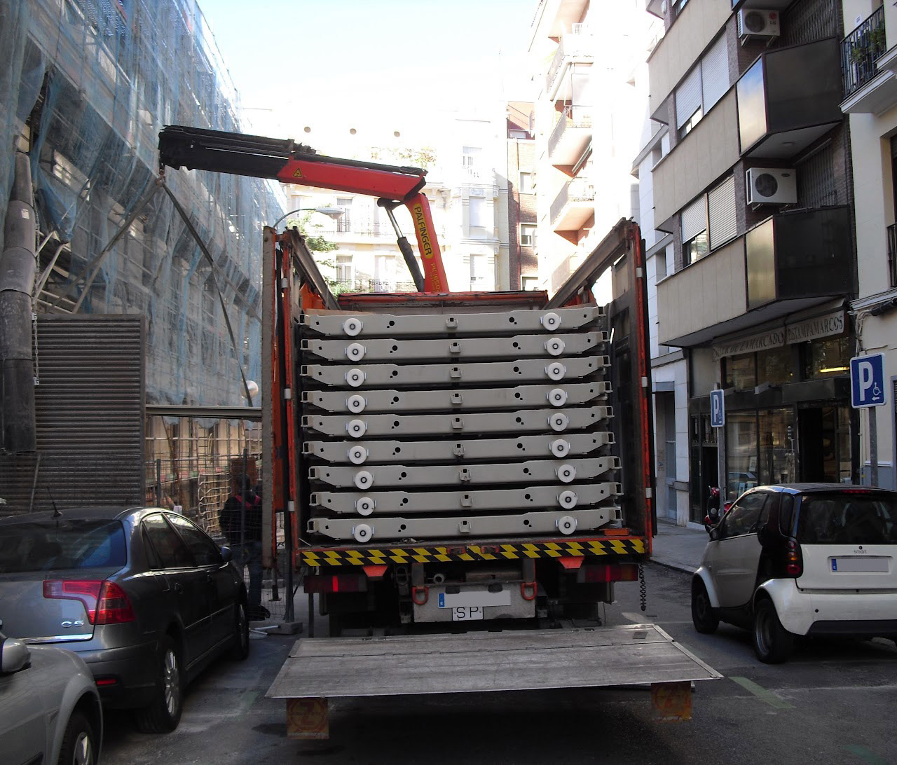 Transportes y gruas Fernando Alvarez trabajos maquinaria