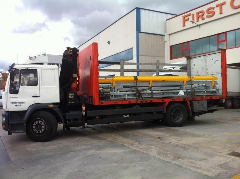 Transportes y gruas Fernando Alvarez trabajos obra y otros