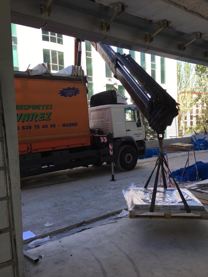 Transportes y gruas Fernando Alvarez trabajos obra y otros
