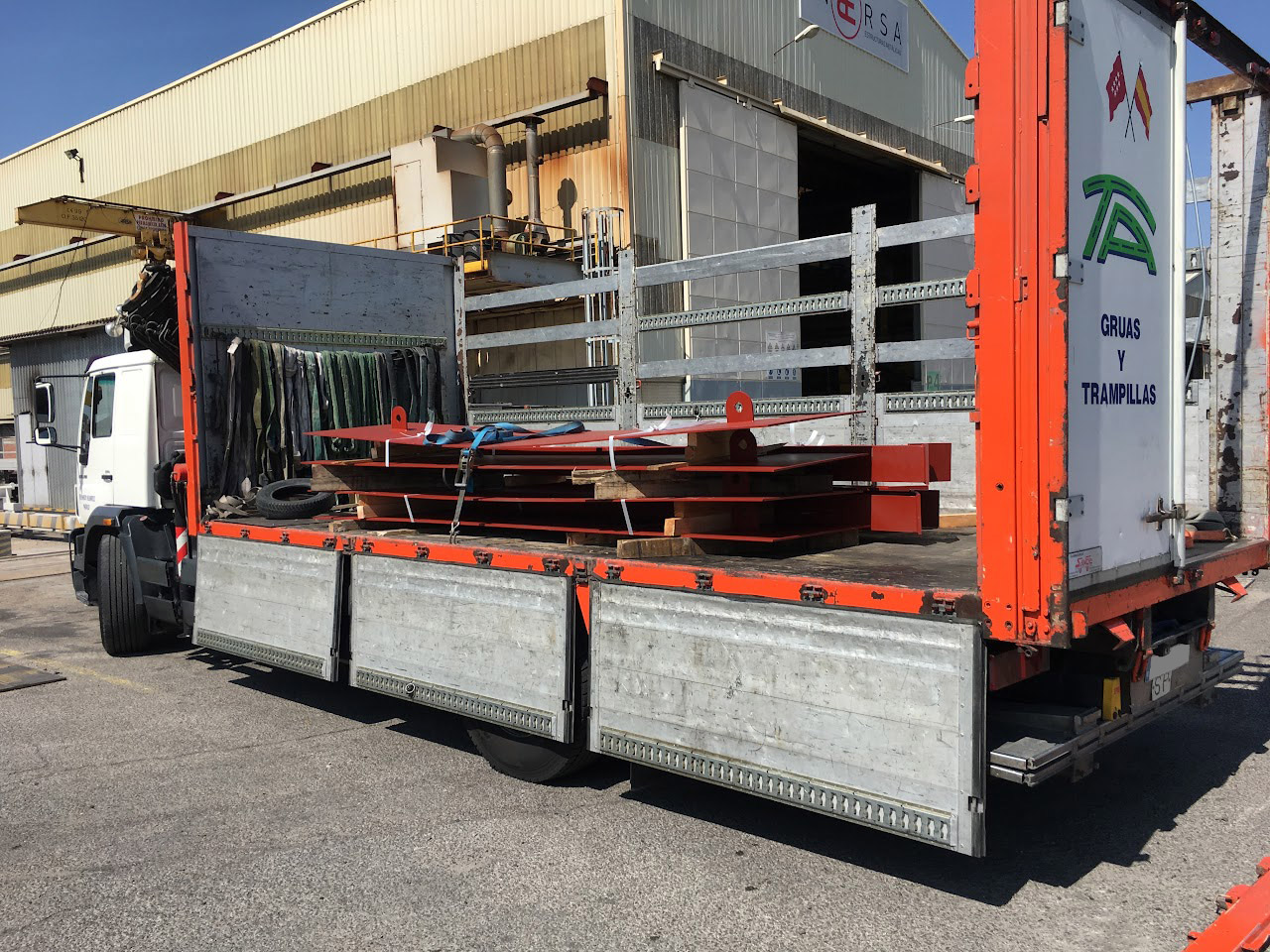 Transportes y gruas Fernando Alvarez trabajos obra y otros
